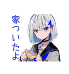 パンクセーラー女子★駅と時間共有（個別スタンプ：40）