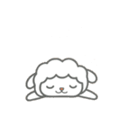 メイクファミリー 羊（個別スタンプ：1）