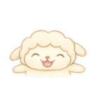 メイクファミリー 羊（個別スタンプ：4）
