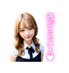 【重たい彼女】金髪の美人が少しメンヘラ（個別スタンプ：10）