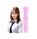 【重たい彼女】金髪の美人が少しメンヘラ（個別スタンプ：15）