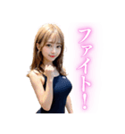 【重たい彼女】金髪の美人が少しメンヘラ（個別スタンプ：22）