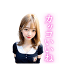 【重たい彼女】金髪の美人が少しメンヘラ（個別スタンプ：30）
