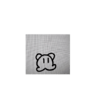 文字人間の動くスタンプ（個別スタンプ：6）