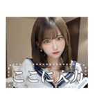 制服コスをする夜職の美人（個別スタンプ：3）