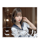 制服コスをする夜職の美人（個別スタンプ：7）