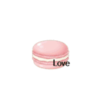 文字ありver.韓国風スタンプ（スイーツ多）（個別スタンプ：7）