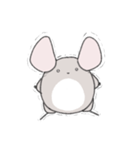 まるっとチンチラ①(シナモン)（個別スタンプ：14）