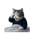 スーツを着た太った猫 (NT)（個別スタンプ：21）