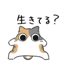 ねこぽっくるパステル三毛【友達】（個別スタンプ：31）