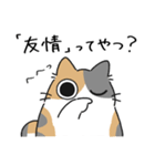 ねこぽっくるパステル三毛【友達】（個別スタンプ：36）