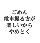 鉄オタの言い訳【鉄道マニア・撮り鉄】（個別スタンプ：24）