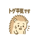 とげハリネズミのトゲ多めな日常スタンプ（個別スタンプ：28）