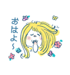 水森亜土 トークの始まりに使えるスタンプ（個別スタンプ：2）