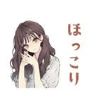 ふんわり大人女子のエステタイム♡（個別スタンプ：21）