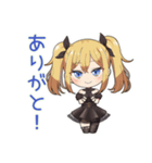 金髪ゴスロリの女の子★ホラー鑑賞（個別スタンプ：20）