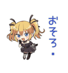 金髪ゴスロリの女の子★ホラー鑑賞（個別スタンプ：22）