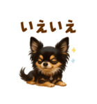 チワワ好きのためのかわいい日常（個別スタンプ：10）