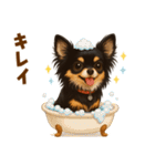 チワワ好きのためのかわいい日常（個別スタンプ：21）