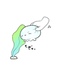 【ネガティブ】なんだかゆるいクラゲ（個別スタンプ：12）