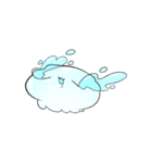 【ネガティブ】なんだかゆるいクラゲ（個別スタンプ：22）