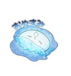 【ネガティブ】なんだかゆるいクラゲ（個別スタンプ：30）