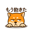 WILD柴犬の毎日使えるネガティブスタンプ（個別スタンプ：15）