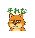 WILD柴犬の毎日使えるネガティブスタンプ（個別スタンプ：21）