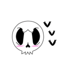 【動く♪】068-1 まばたきガイコツスタンプ（個別スタンプ：16）
