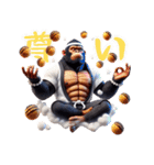 ゴリラ×たこ焼き！3Dリアル！関西弁（個別スタンプ：32）