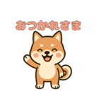 ゆるっとかわいい柴犬スタンプ（個別スタンプ：2）