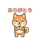 ゆるっとかわいい柴犬スタンプ（個別スタンプ：3）