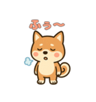 ゆるっとかわいい柴犬スタンプ（個別スタンプ：9）