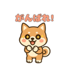 ゆるっとかわいい柴犬スタンプ（個別スタンプ：13）