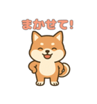 ゆるっとかわいい柴犬スタンプ（個別スタンプ：30）