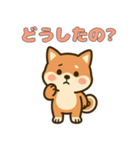 ゆるっとかわいい柴犬スタンプ（個別スタンプ：33）