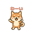 ゆるっとかわいい柴犬スタンプ（個別スタンプ：36）