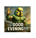 マッスルインコ！（個別スタンプ：4）