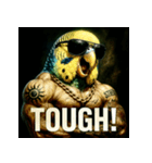 マッスルインコ！（個別スタンプ：10）