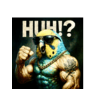 マッスルインコ！（個別スタンプ：12）