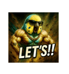 マッスルインコ！（個別スタンプ：14）