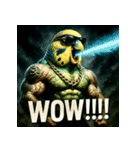 マッスルインコ！（個別スタンプ：15）