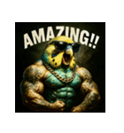 マッスルインコ！（個別スタンプ：18）