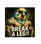 マッスルインコ！（個別スタンプ：23）