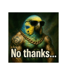 マッスルインコ！（個別スタンプ：29）