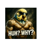 マッスルインコ！（個別スタンプ：33）