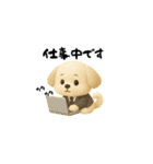 毎日使える！犬のかわいい日常スタンプ（個別スタンプ：24）