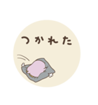ちょっとネガティブなよつばとセンパイ（個別スタンプ：7）