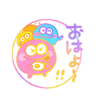 カラフルモンスター♡超かわいいハンコ（個別スタンプ：29）