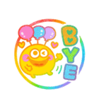 カラフルモンスター♡超かわいいハンコ（個別スタンプ：31）